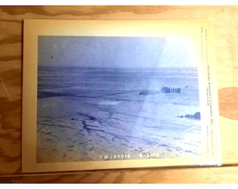 Vintage Photograph NASA - Ames Moffett Field Douglas Aircraft Company Testing Division Corvair 990 Airplane Crash 1973 Photo Aerial View of