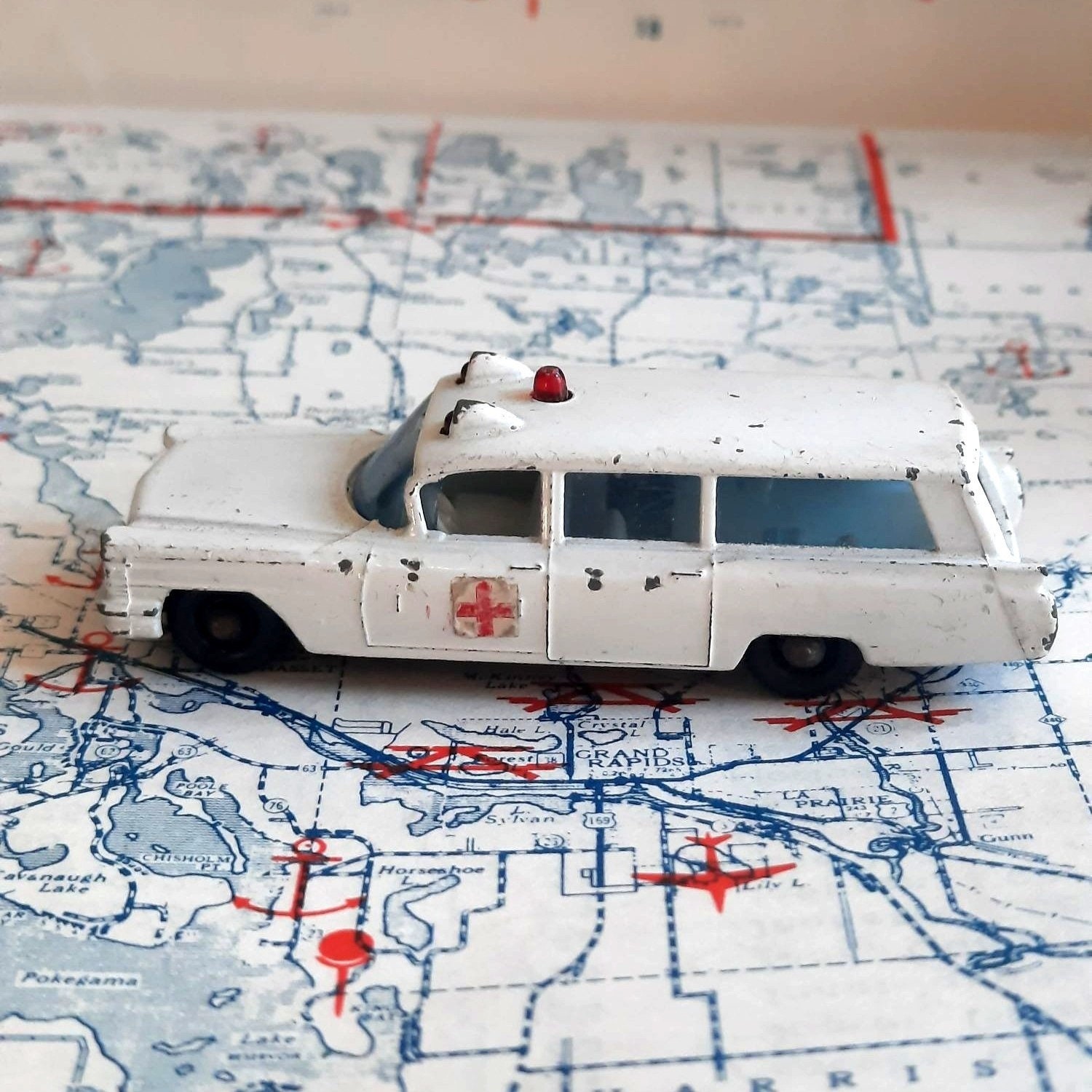 Vintage Lesney Matchbox Series No 54 S S Cadillac Ambulance Diecast Toy Car Etsy Australia
