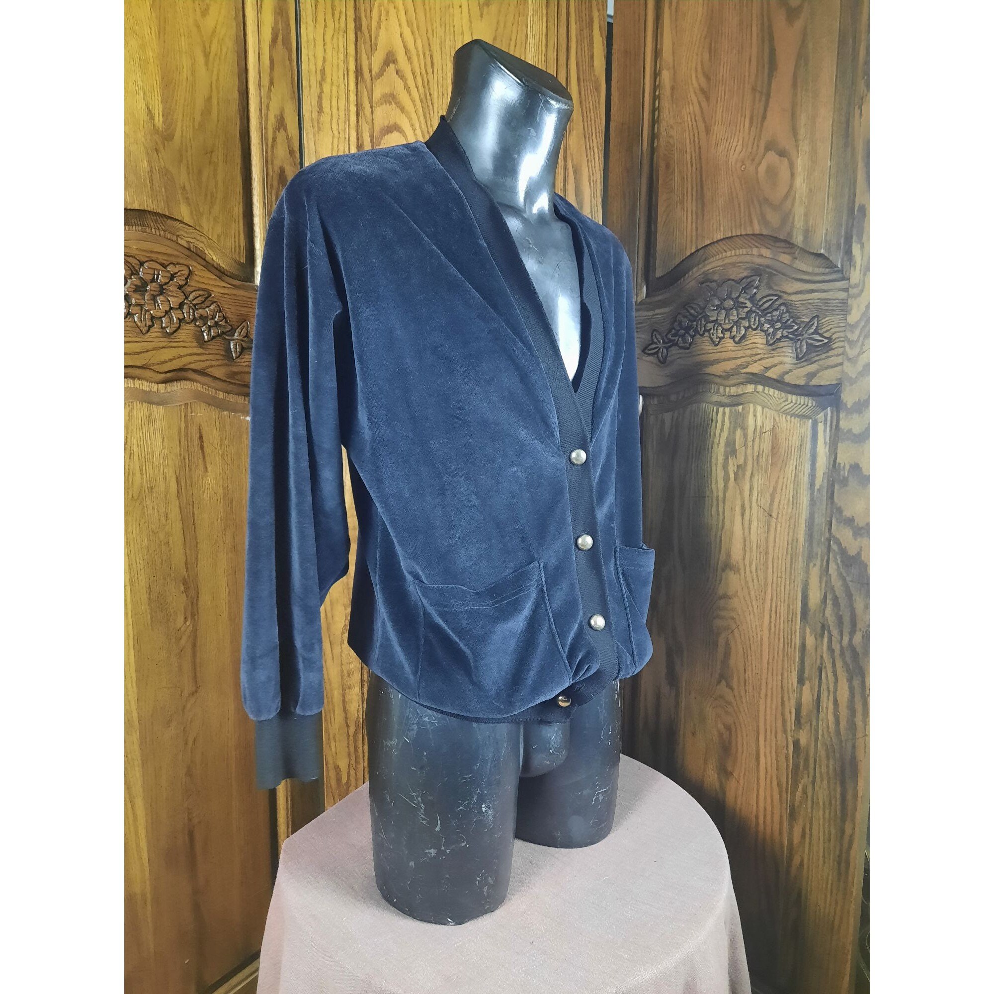 Vintage Black Velvet S Cardigan Womens Jaclyn Sport 1980s - Etsy Vintage Black Velvet S Cardigan Womens Jaclyn Sport 1980s - Etsy