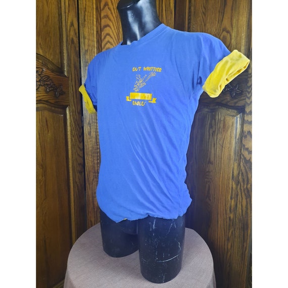Vintage East Whittier Eagles Gym Shirt T-shirt Do… - image 2