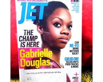 Vintage Jet Magazine Gabrielle Douglas 3 septembre 2012