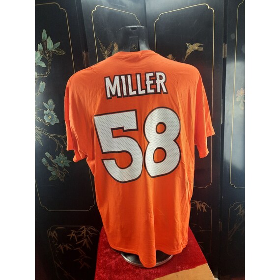 NFL Majestic Mens Jersey Denver Broncos Jersey Tshirt Von Miller 58 Deadstock Etsy Ireland