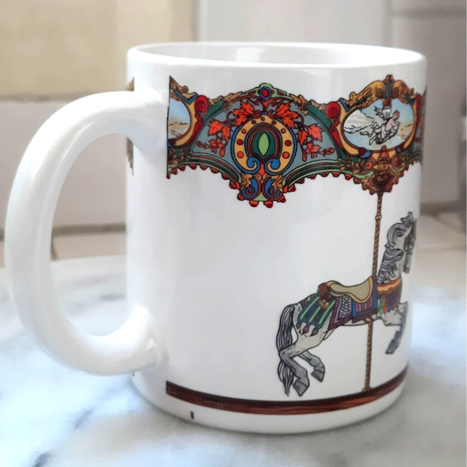 Vintage Willitts Design Carousel Horse Merry Go Round Coffee Mug 1986 ...