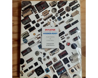 Catalogo tecnico d'epoca Dynapar Veeder-Root Danaher Controls D-500 settembre 1991Catalogo ricambi