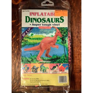 Toys R US Tony inflatable Dinosaurs Deadstock Parasaurolophus
