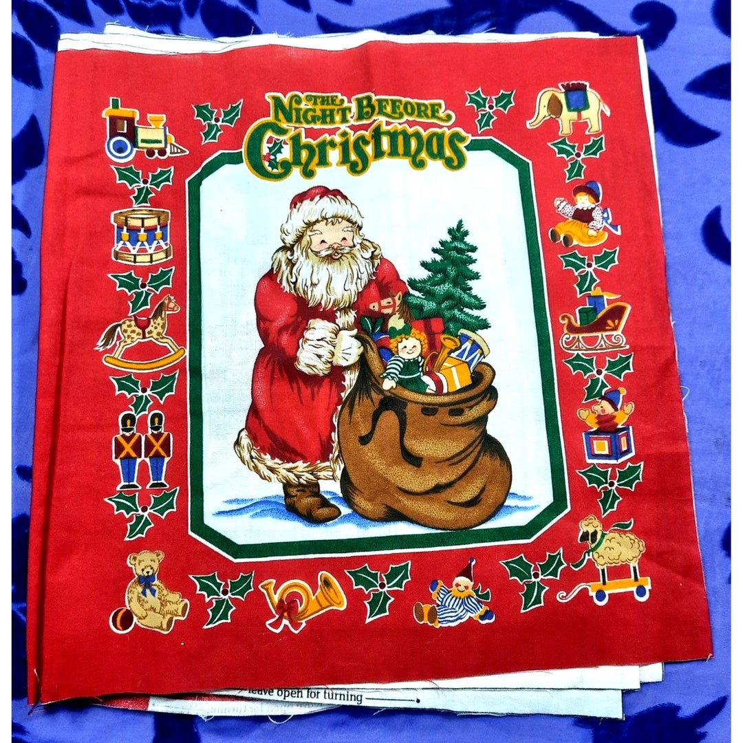 Vintage Soft Book Cranston Print Works Night Before Christmas Etsy vintage-soft-book-cranston-print-works-night-before-christmas-etsy