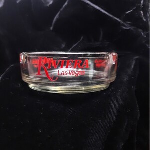 Vintage Las Vegas Riviera  Ashtray Hotel Advertising Ashtray 1970s