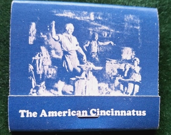 Vintage Matchbook Matches The American Cincinnatus Veteran Administration Matches 1980s