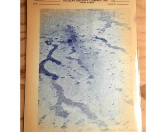 Vintage Photograph NASA - Ames Moffett Field Douglas Aircraft Company Testing Division Corvair 990 Airplane Crash 1973 Photo Crash Site