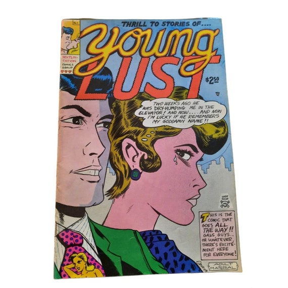 Vintage Comic Thrill To Stories Of Young Lust No. 1 By.