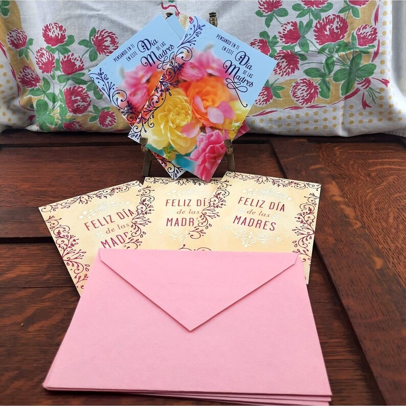Hallmark Vida Spanish Mother's Day Cards Floral Gold Foil Set New With ...