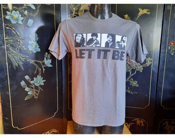 Mens M Tshirt The Beatles Let it Be Officially Licensed