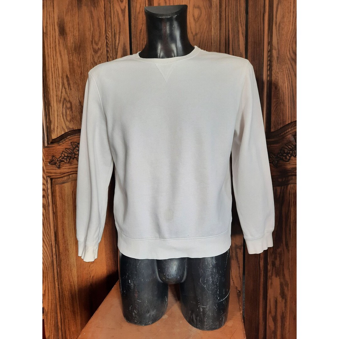 Vintage Joe Boxer Mens L Sweatshirt White Long Sleeve Thrashed Sweater Etsy Canada
