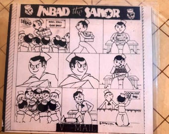 Vintage Inbad the Sailor WWII V Mail Comic 1940s