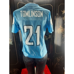 Womens S Blue Cowboys NFL Tomlinson Jersey 21 Licensed