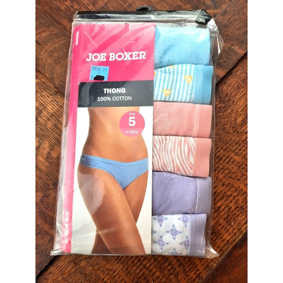 Joe Boxer Women's Hipster Underwear Panties Logo 3-Pair 1x Pink Black Lace