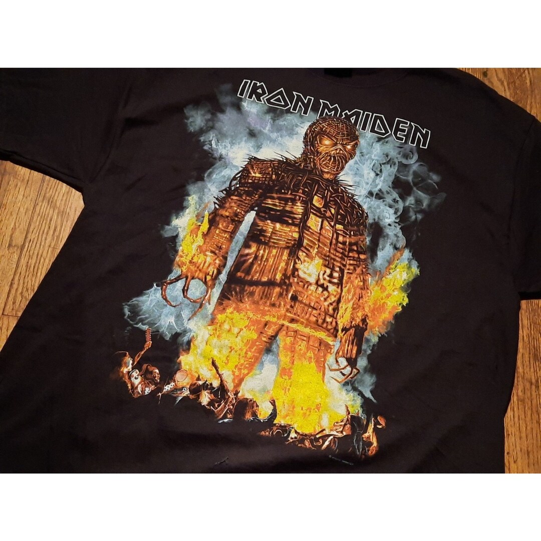 Official Iron Maiden 'Final Frontier' Logo T-Shirt - Unisex, Black, XX-Large