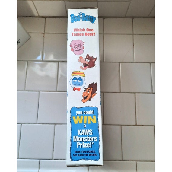 Boo Berry Cereal Kaws Edition Monster Mash 16oz Family Size Boo Berry Cereal Kaws Edition Monster Mash 16oz Family Size