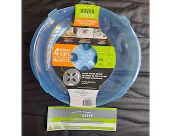 Set of 2 New 2019 Hover Cover Magnetic Microwave Splatter Guards