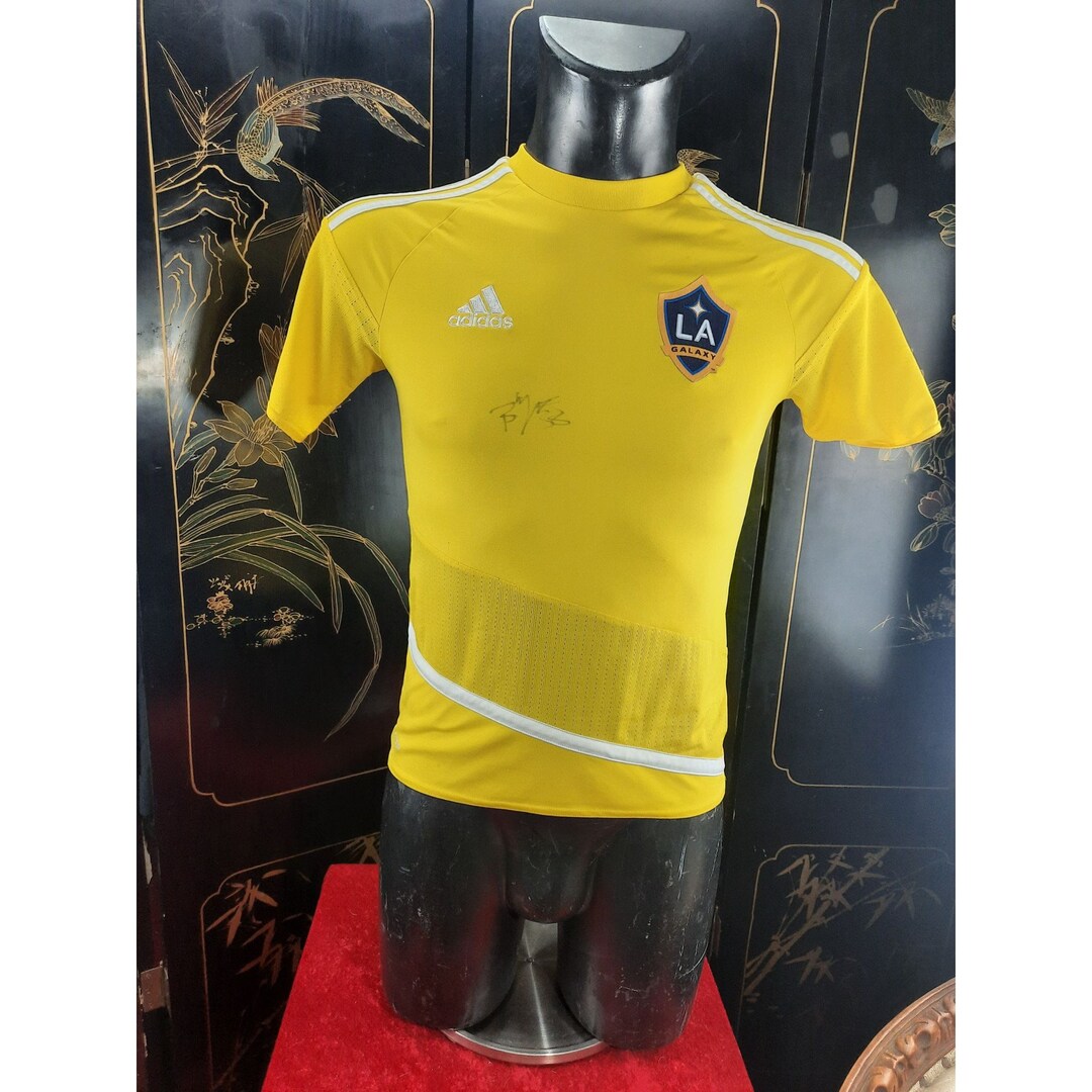 【未使用】adidas LA Galaxy オーセンティック Mサイズ Signed 2017 Adidas LA Galaxy Home Authentic Home Jersey MLS