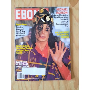 Vintage Ebony Magazine Ebony Magazine Michael Jackson May 1992 Original Publication