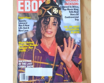 Vintage Ebony Magazine Ebony Magazine Michael Jackson May 1992 Original Publication