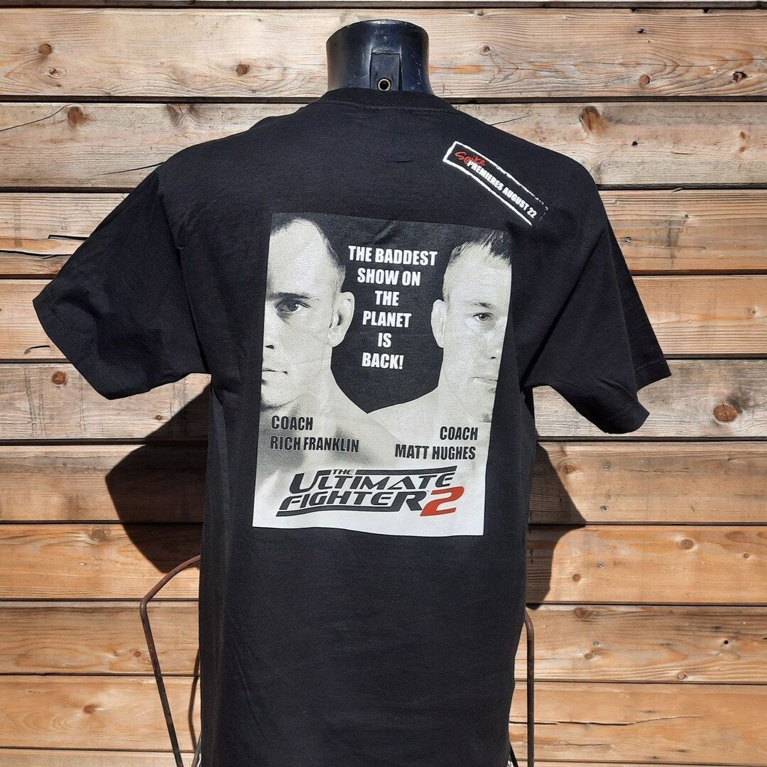 TEE SHIRT UFC MEN AUTHOGRAPH RICH FRANKLIN+ ?????AVEC