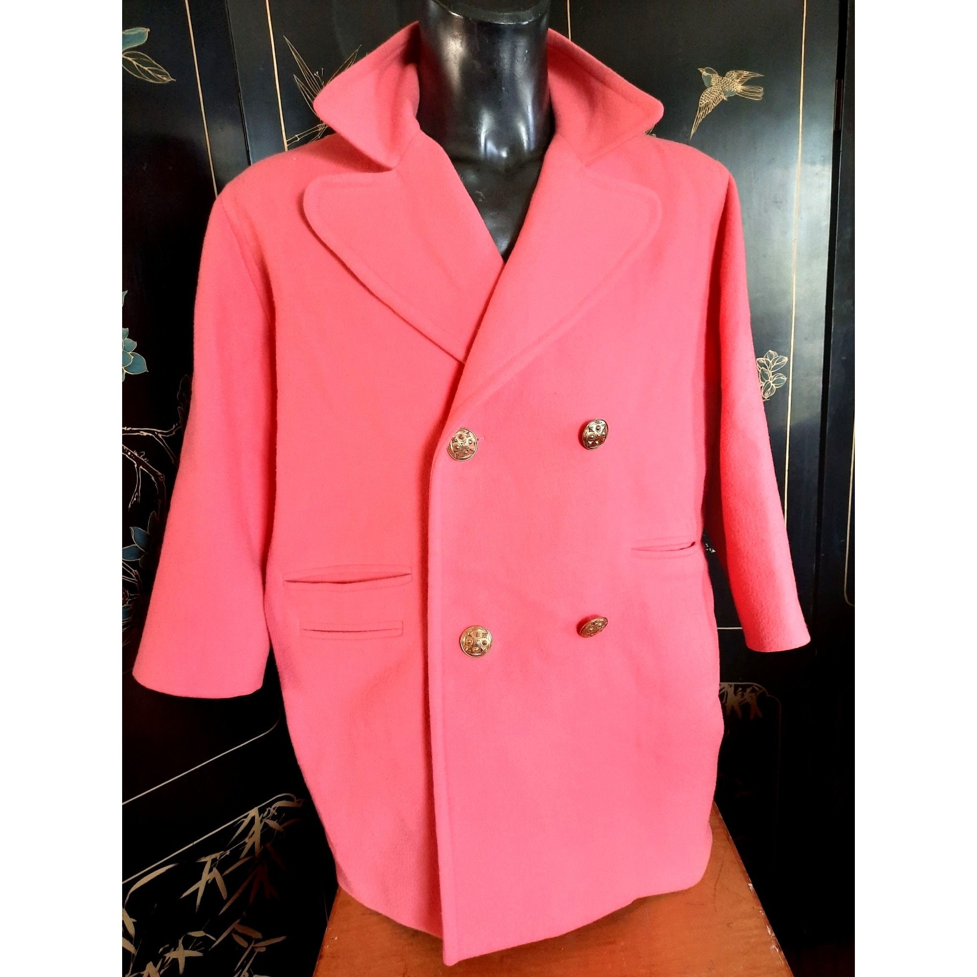 Girls pink peacoat sale