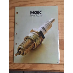 Vintage Technical Catalog Manual NGK Spark Plugs USA Corporation 1970s