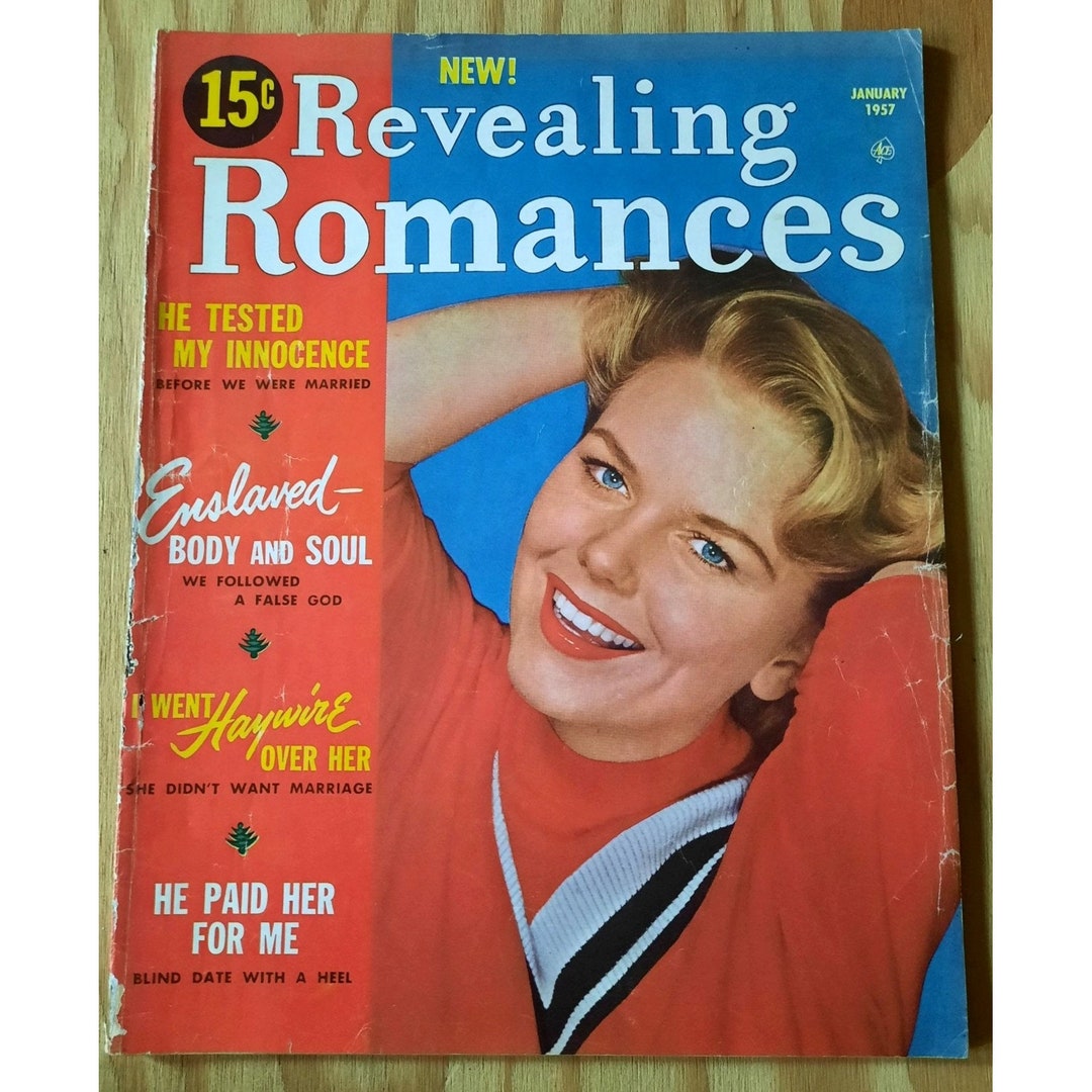 Vintage Tabloid Revealing Romances Magazine January 1957 No 80 - Etsy