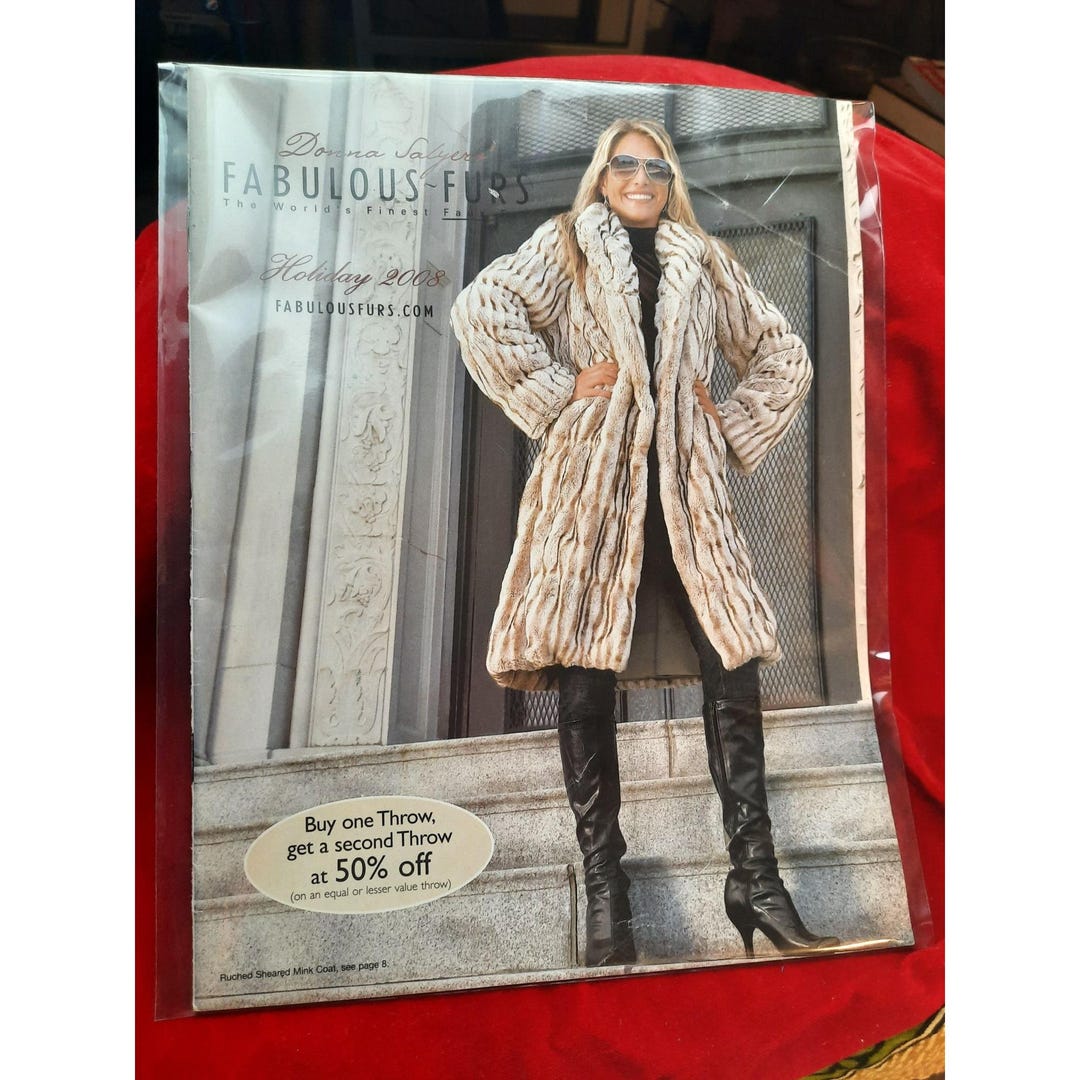 Vintage Catalog Donna Salyers Fabulous Furs Catalog Original