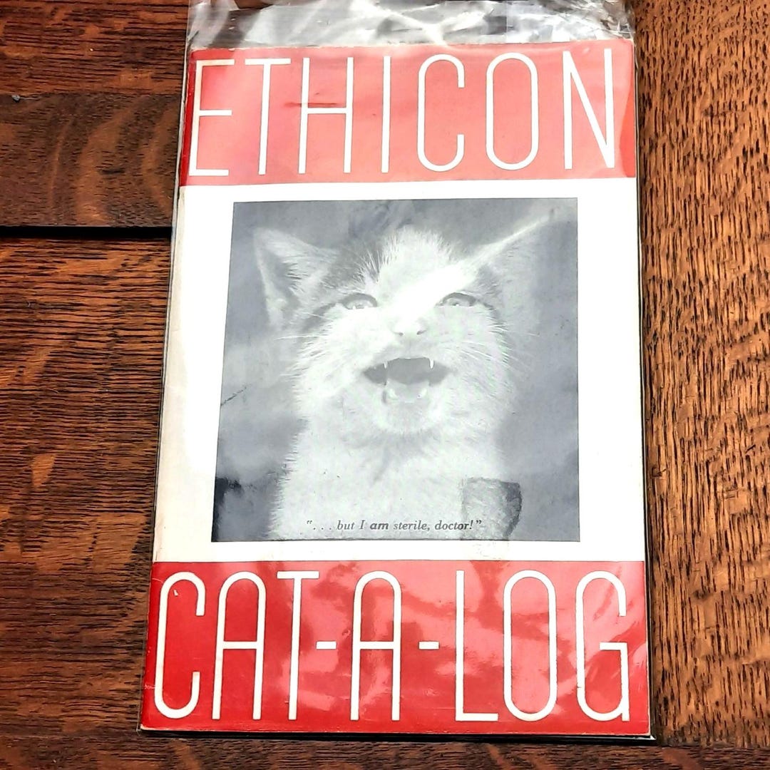 Vintage Book Ethicon Cat a log Ethicon Sutures 1950 Etsy Vintage Book Ethicon Cat a log Ethicon Sutures 1950 Etsy