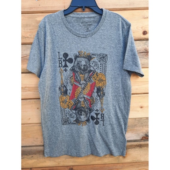 Lucky Brand Bear King Card Short Sleeve T-Shirt