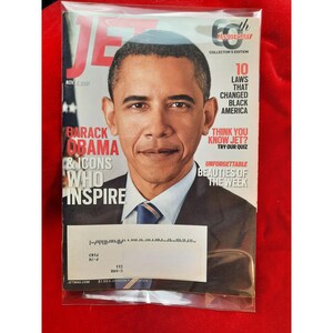 Vintage Jet Magazine 60th Anniversary Collector&#39;s Edition President Obama Nov 7 2011