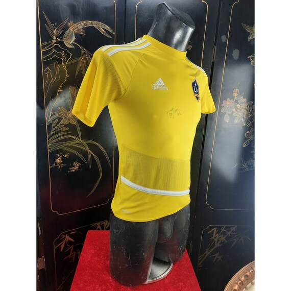 【未使用】adidas LA Galaxy オーセンティック Mサイズ NWT Adidas LA Galaxy MLS Long Sleeve Soccer Jersey Men Small