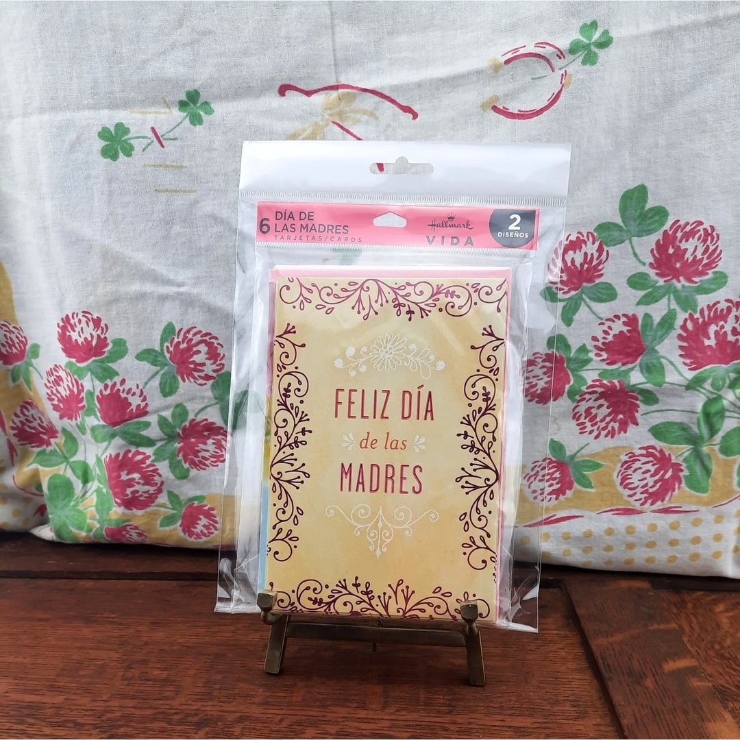 Hallmark Vida Spanish Mother's Day Cards Floral Gold Foil Set New With ...