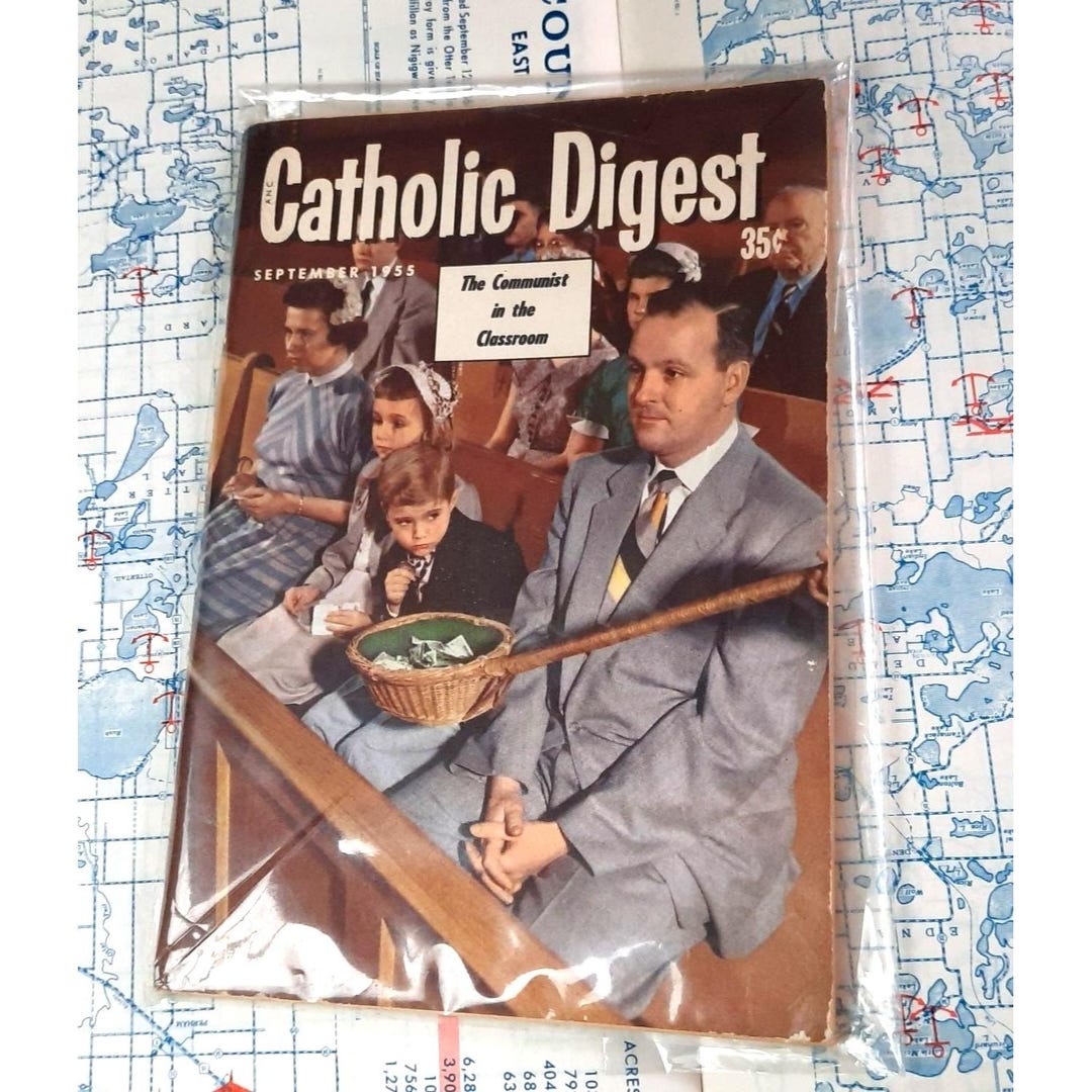 Vintage Catholic Digest Magazine September 1955 Vol 19. No 11 Original ...