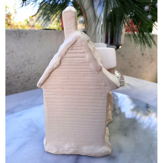 Figurine Bisque Céramique à Peindre - Mme Claus Rétro, 20 Cm, Neuve