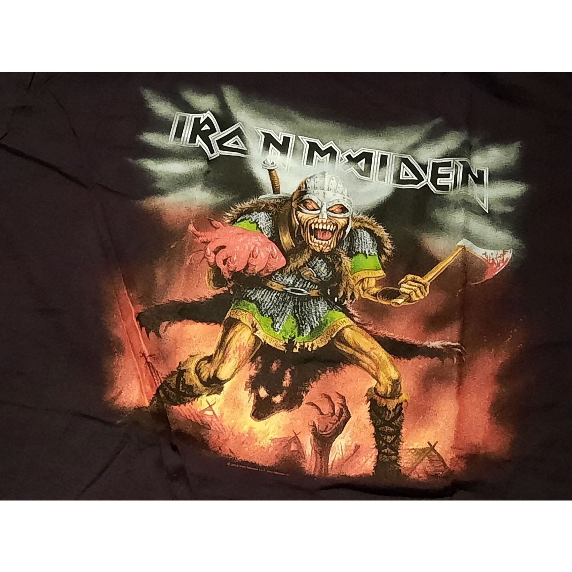 新品！IRON MAIDEN 2016 年ツアーTシャツセット Mens Tshirt Iron Maiden Book of Souls World Tour 2016 Nordic