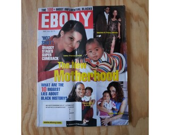 Vintage Ebony Magazine The New Motherhood Mai 2001 Originalveröffentlichung