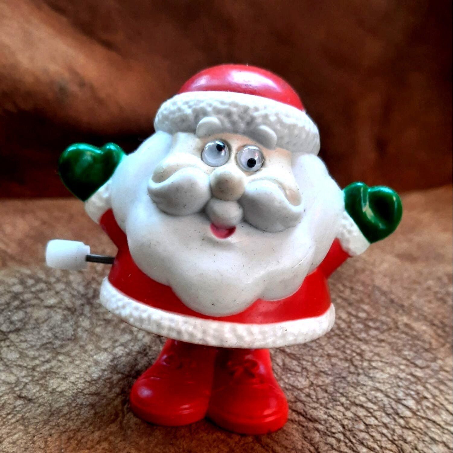 ヴィンテージ サンタクロース&女神 クリスマス回転式トイ 昭和レトロ