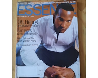 Vintage Essence Magazine Henry Simmons November 2000 Originalveröffentlichung