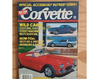 Vintage Hot Rod Magazine Corvette Vol 2 No 1 Bruno's Corvette's 2371-9
