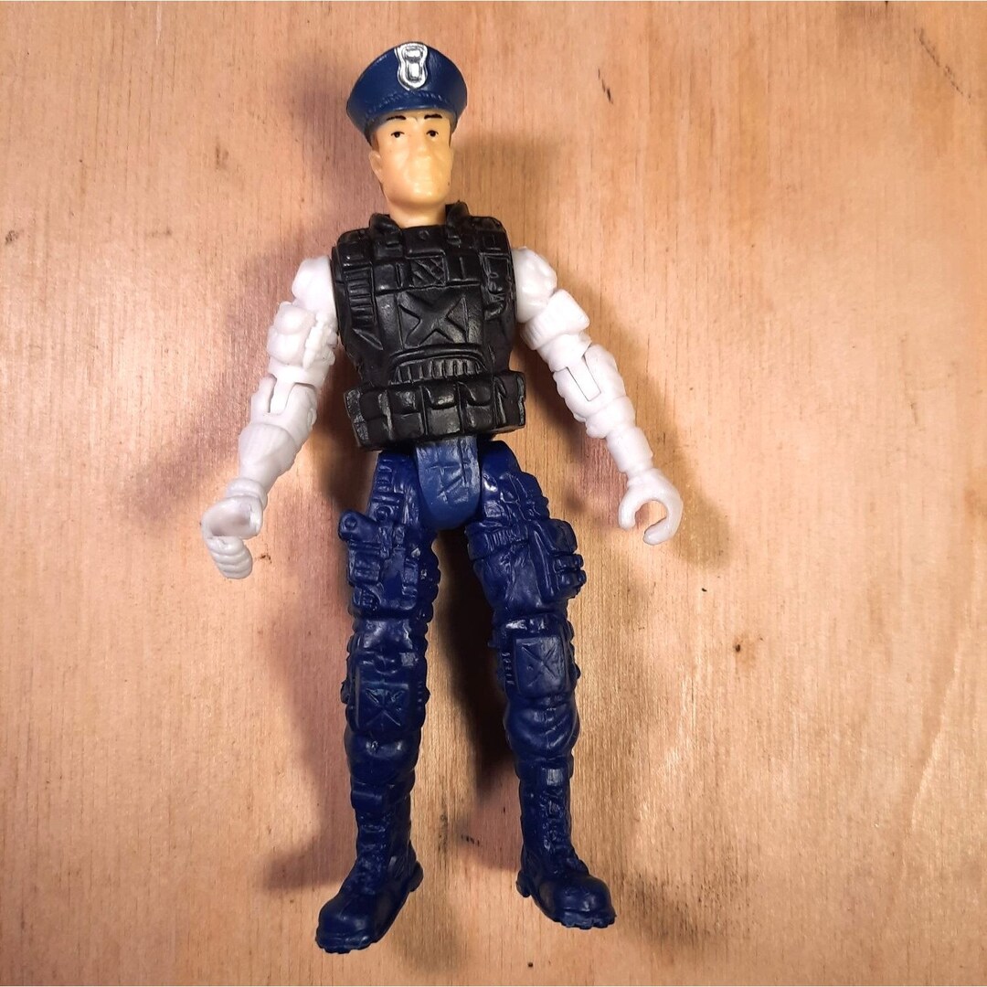 Chap Mei Excite Police Officer 4 Military Poseable Action Figure Kung