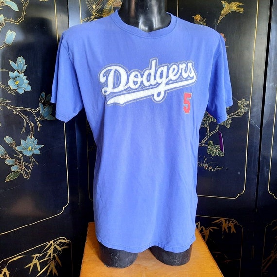 Mens L Tshirt Nomar Garciaparra Lee Sport Dodger Tshirt 