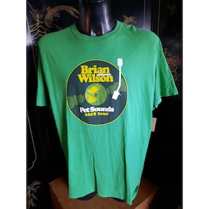 Mens L Tshirt Brian Wilson Celebrates Pet Sounds 2018 Tour Tshirt Licensed
