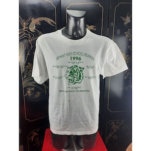 Vintage Mens L Tshirt Bryant High School Reunion 1996 Los Angeles California