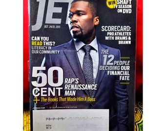 Vintage Jet Magazine 50 Cent 24/31 oct. 2011