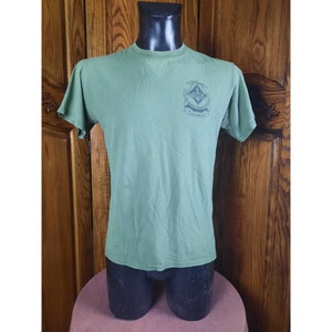 Vintage USMC Highlanders Men&#39;s S T-shirt Arthur Company Tip of The Spear 1st Light Armored Reconnaissance Battalion