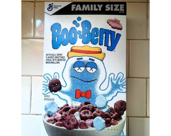 Boo Berry Cereal Kaws Edition Monster Mash 16oz Familiengröße